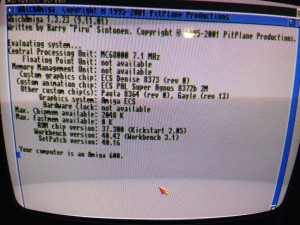 Amiga 600 booted